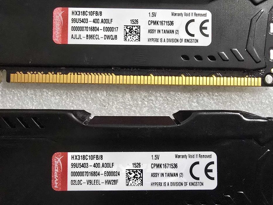 Kit memorie RAM Kingston HyperX FURY 16GB (2 x 8GB) DDR3 1866MHz