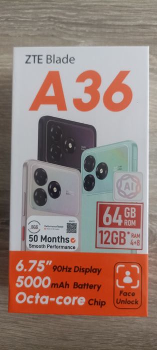 ZTE Blade A36 новый в упаковке