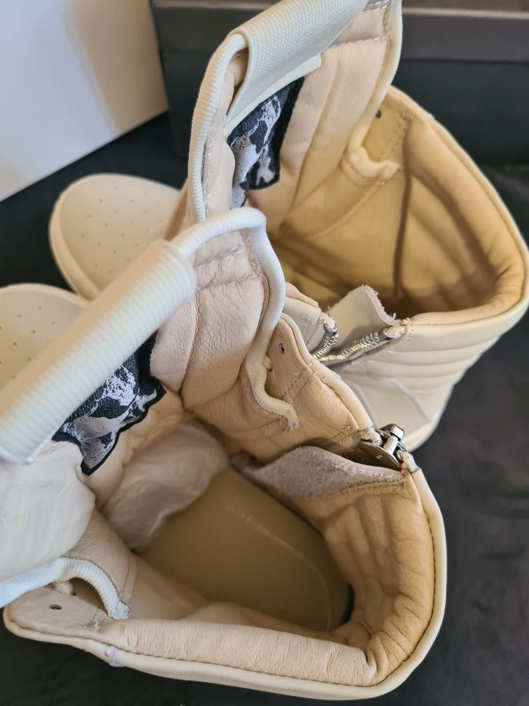 Rick Owens Leather Geobasket piele naturala/100%/size 42