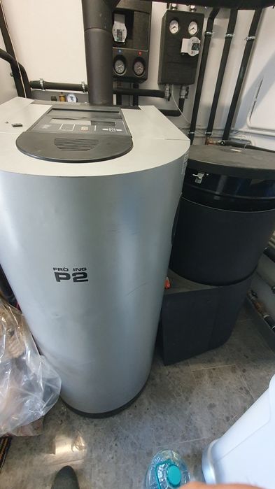 Centrala pe peleti + lemne modulara 7- 25kw cu boiler