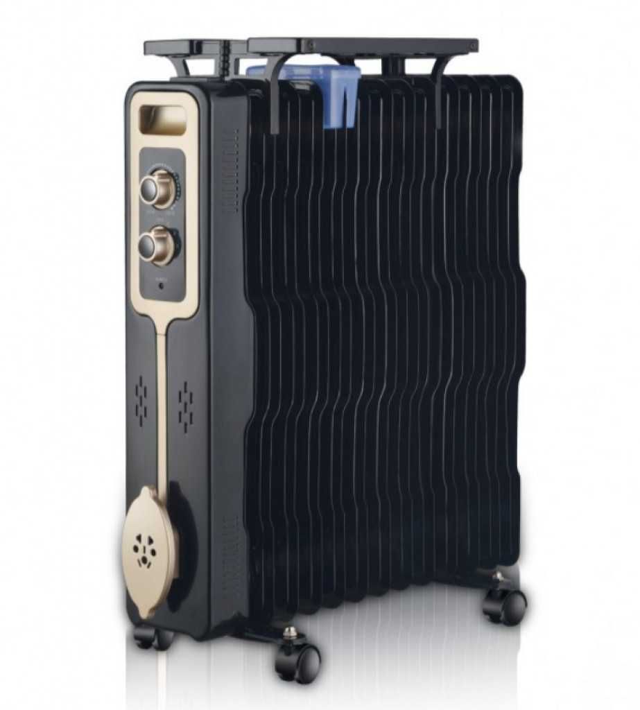 Радиатор, 2500W,13 ребра,3 степени,Поставка за дрехи,термостат