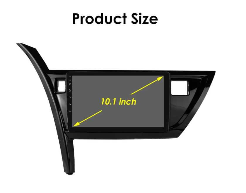 10.1 инча GPS Навигация за Toyota Auris 2013 - 2016 Carplay- Android