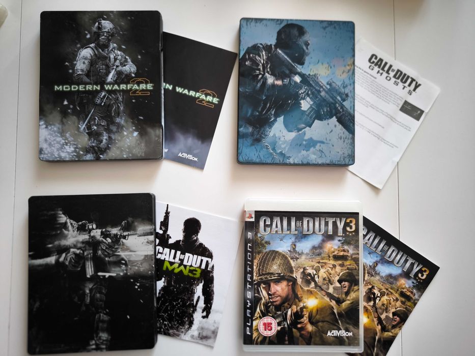 Call of Duty 3/Ghosts/Steelbook/MW2-MW3 Steelbook PS3 ПС3