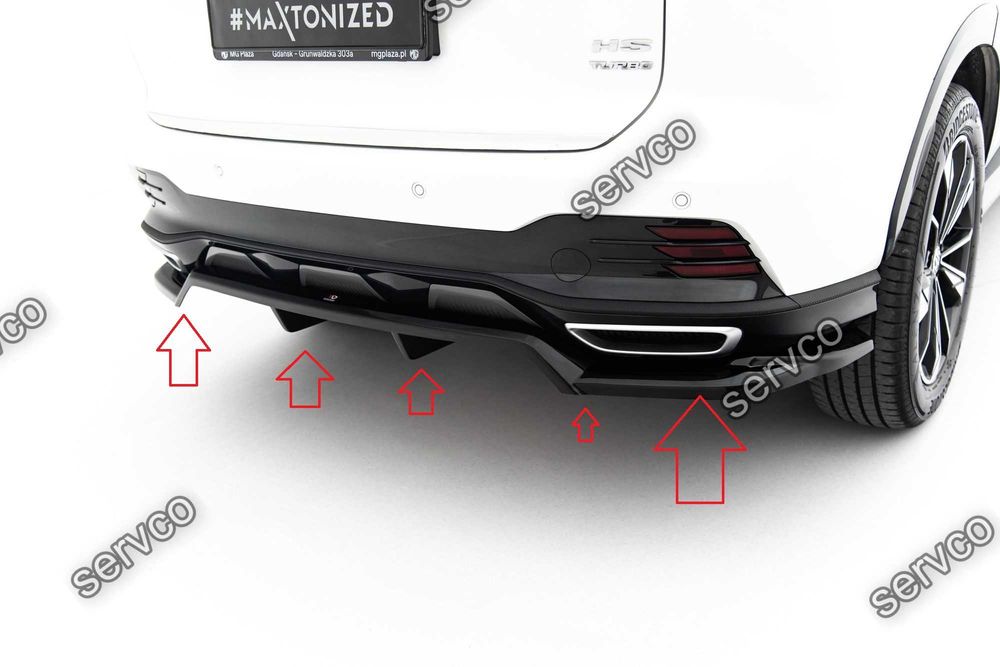 Pachet Prelungiri Body kit tuning MG HS Mk2 2024- v1 - Maxton Design