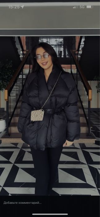 Зимня куртка. Черная, новая. Стандар размер с 42 по 46