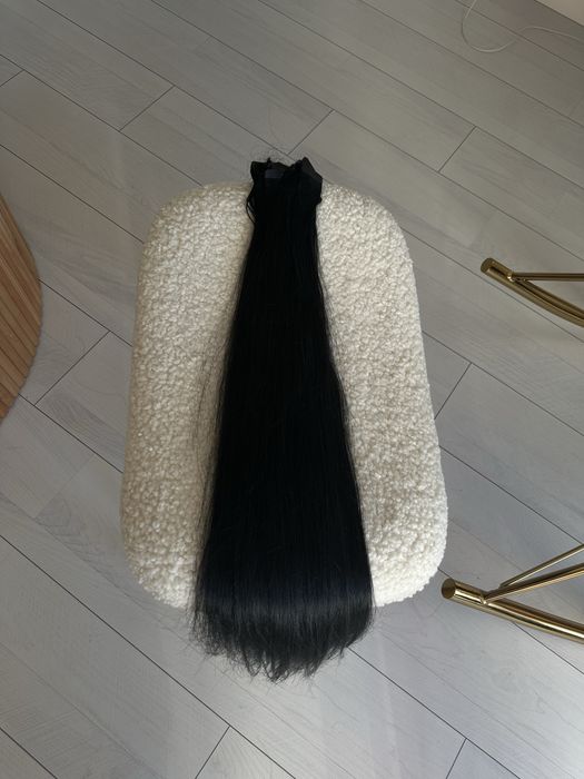 Extensii de par natural 60 cm negre