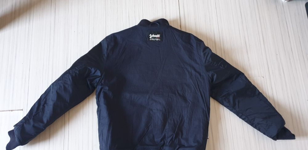 Schott NYC Teddy Avec Badges Leather / L  НОВО! ОРИГИНАЛ! Ест. кожа!