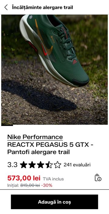 Nike Trail Pegasus 5 GTX 42.5-43
