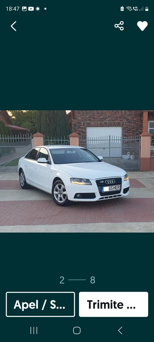Vând autoturism AUDI A4-S-line