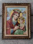 Гоблен икона на Дева Мария с младенеца