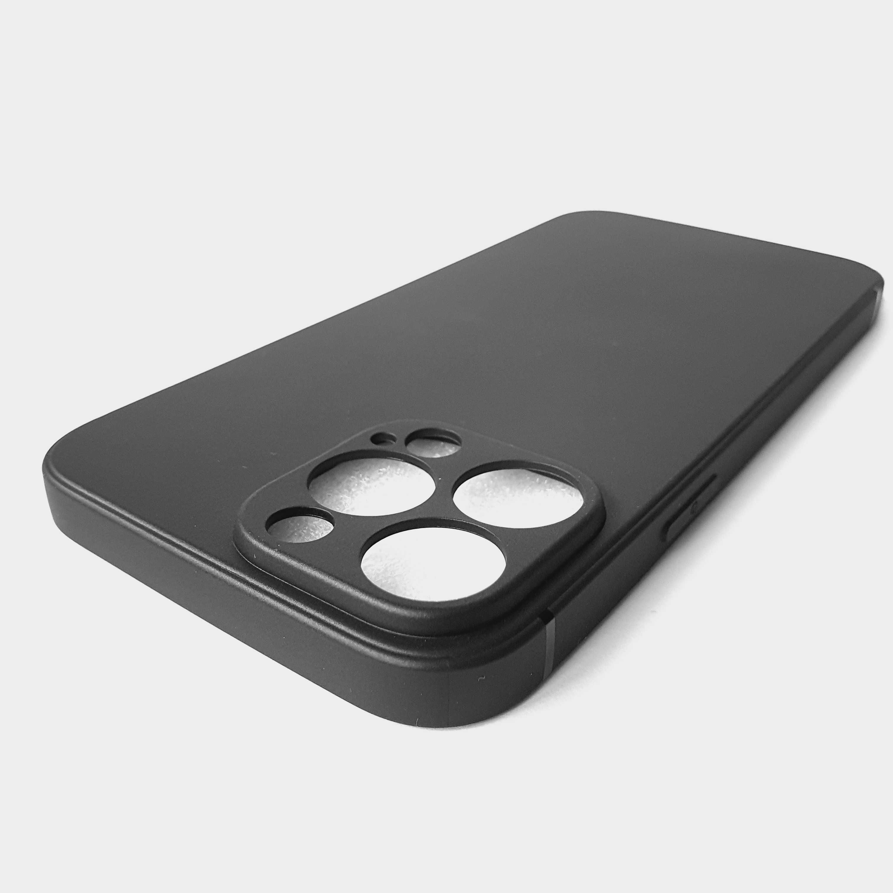 Husa Slim Negru Mat cu Protectie Camera iPhone 13 Pro
