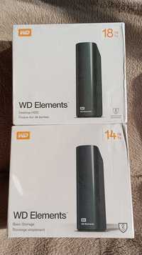 Hard Disk NAS Sigilat, WD Elements 14/18 TB