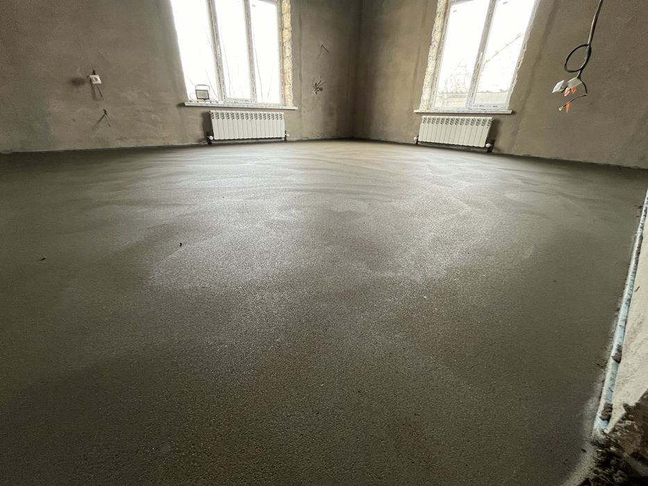 Стяжка полусухая стяжка