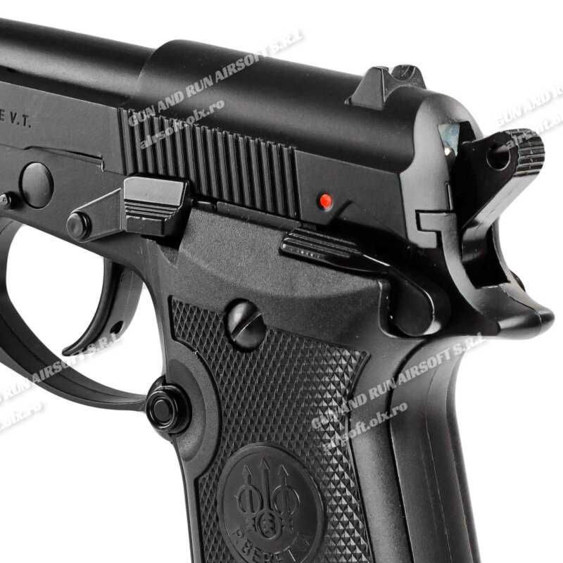 Pistol Airsoft Beretta PUTERNIC Co2 ~ Sigilat+1000Bile 5 Capsule ~ Gaz