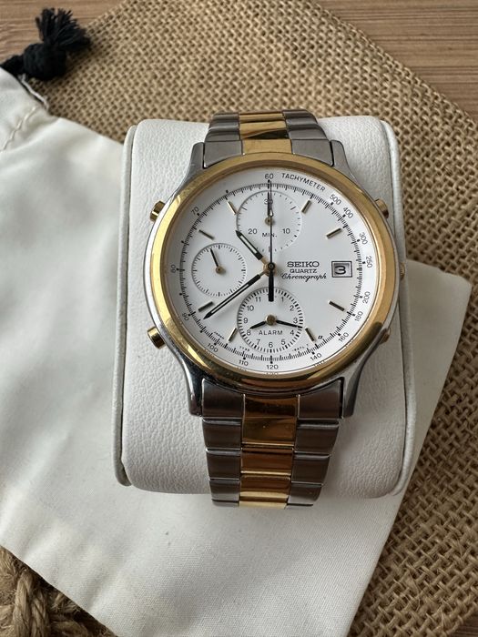 Seiko Speedy two tone alarm 1989 impecabil