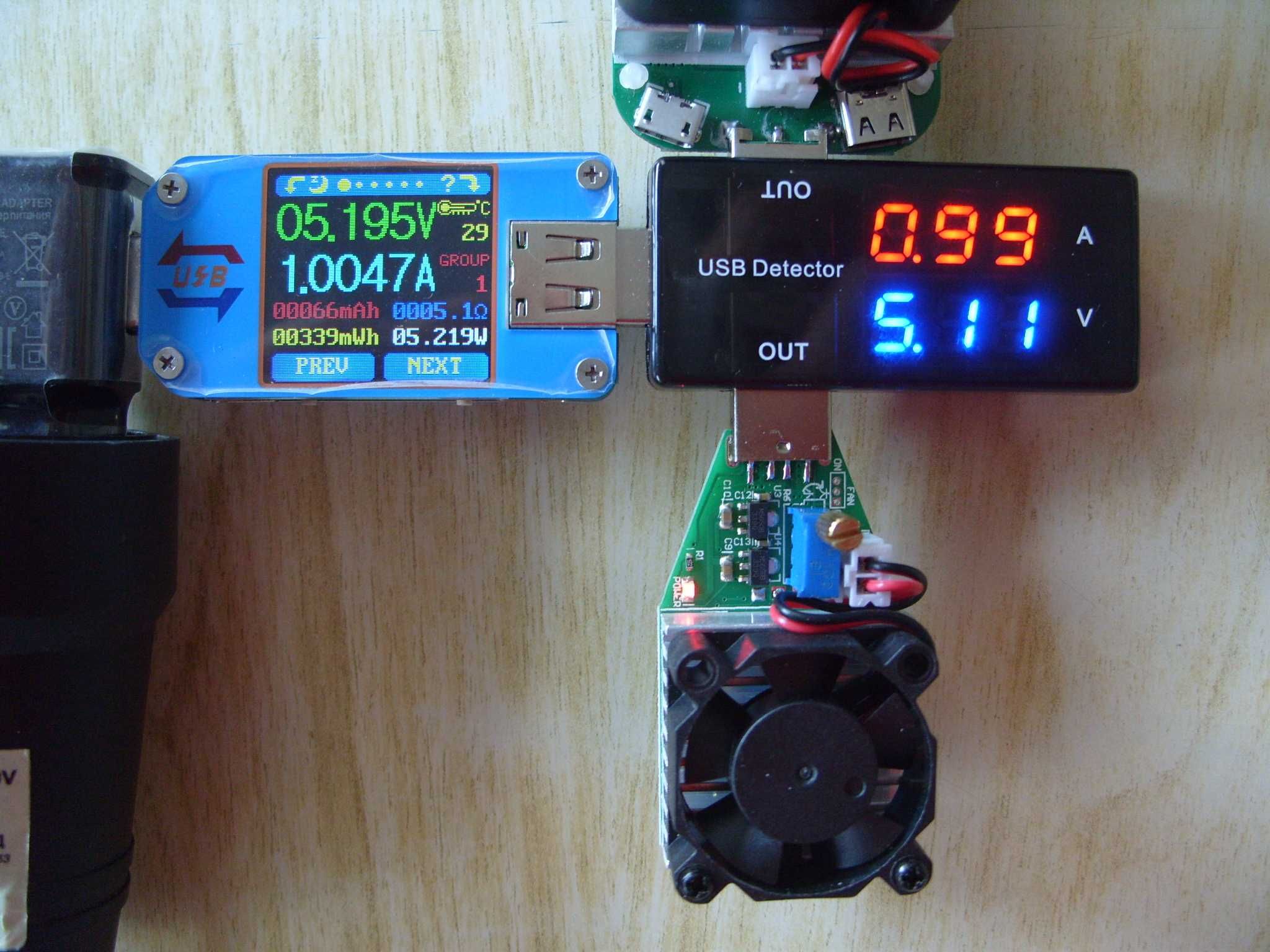USB тестер-детектор с цветен дисплей  KWS-10VA