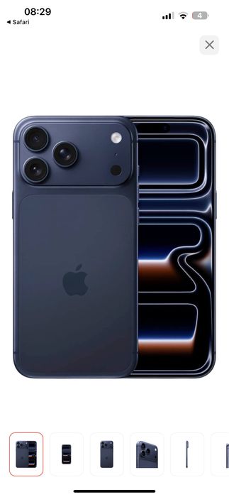 17 про макс,256 ,е сим,новый запечатаный