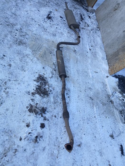 Глушитель трасса гранта  в комплекте