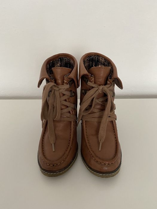 Botine din piele Antea