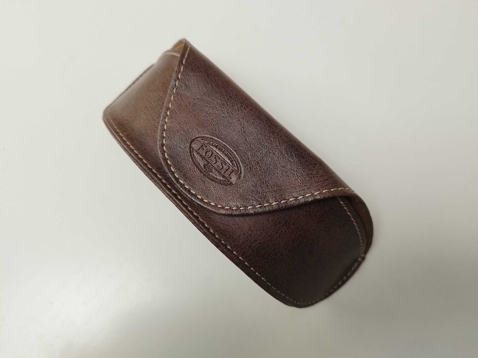 Toc Ochelari Fossil piele maro