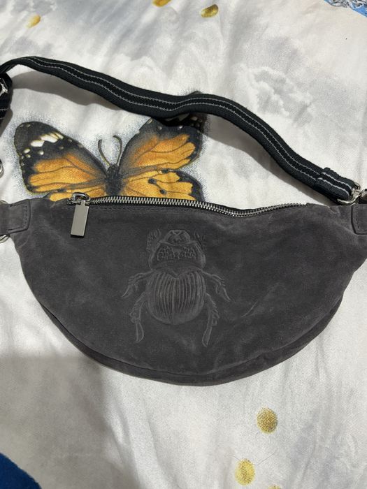 Scarab Suede Belt Bag by Gabriele Frantzen