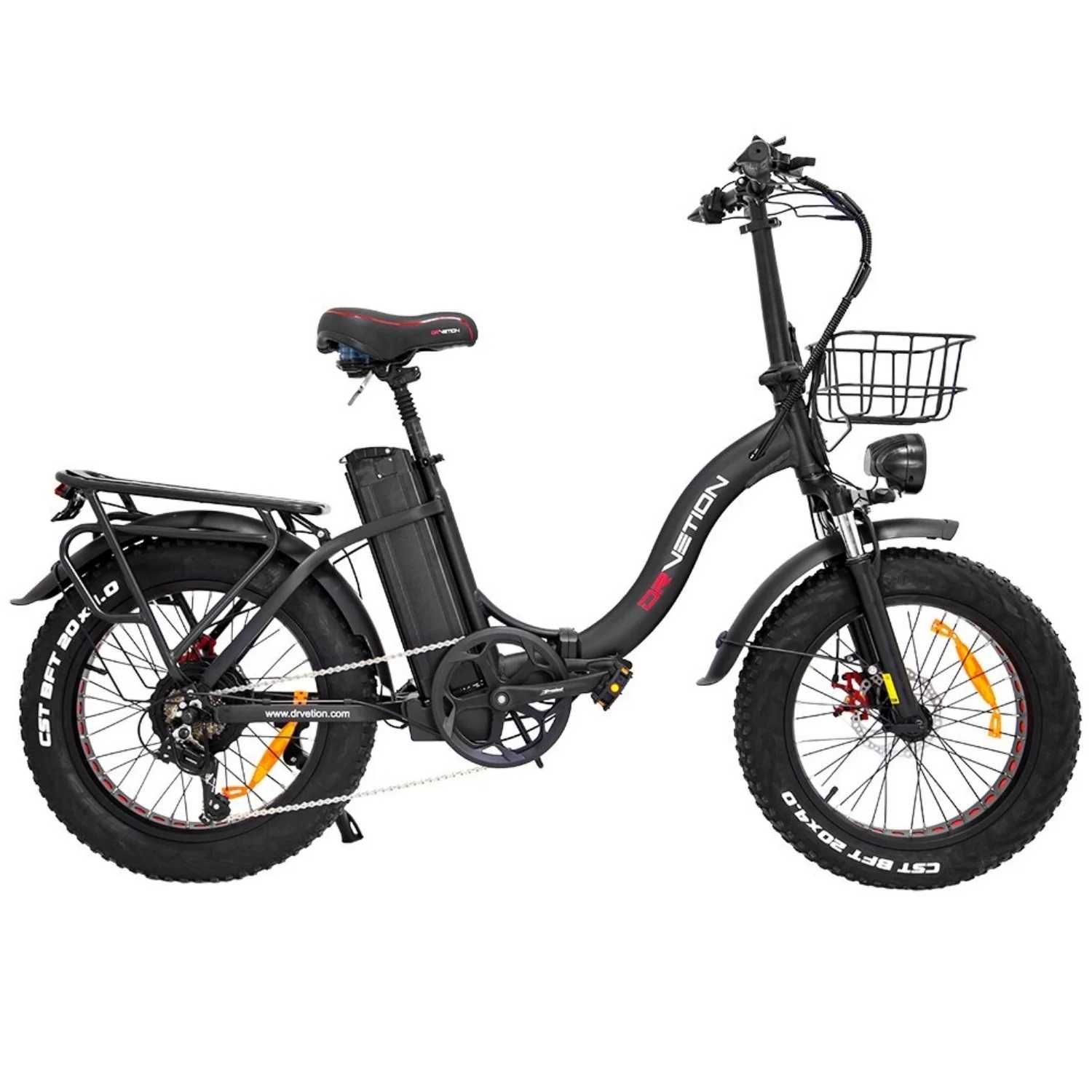 Сгъваемо електрическо колело DrveTion CT20 1000W 48V 20Ah