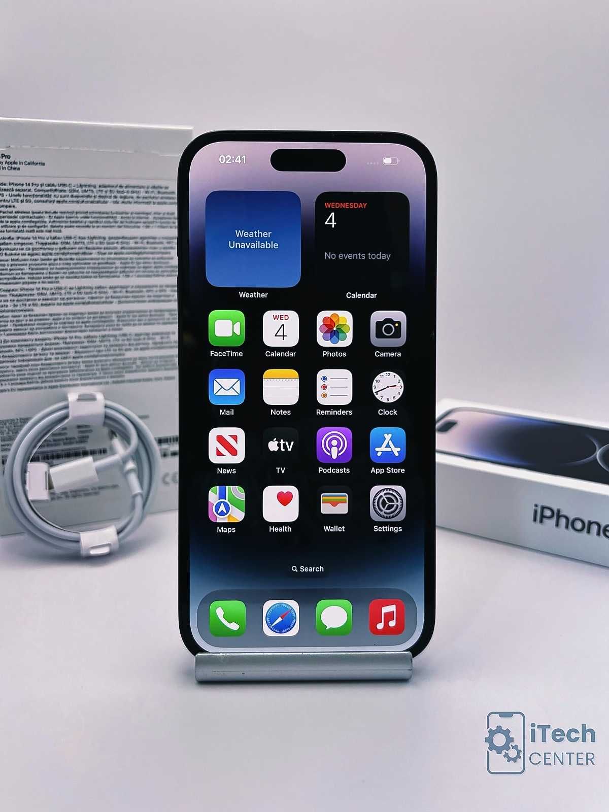 iPhone 14 Pro, 128GB, Black, 100% батерия, КАТО НОВ, ГАРАНЦИЯ!