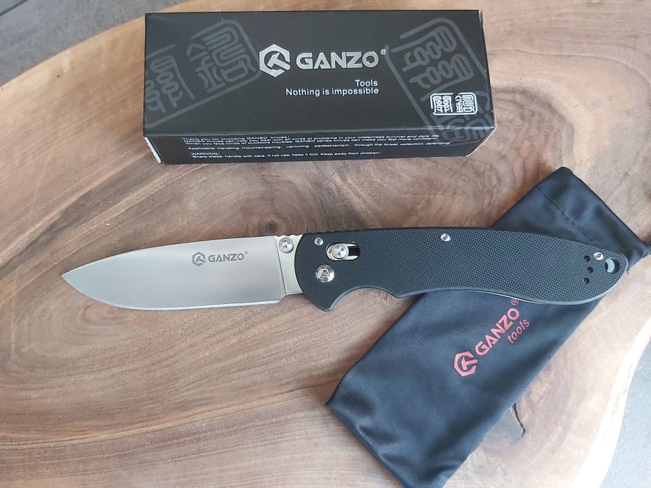 Туристически сгъваем нож Ganzo,заключване Axis Lock