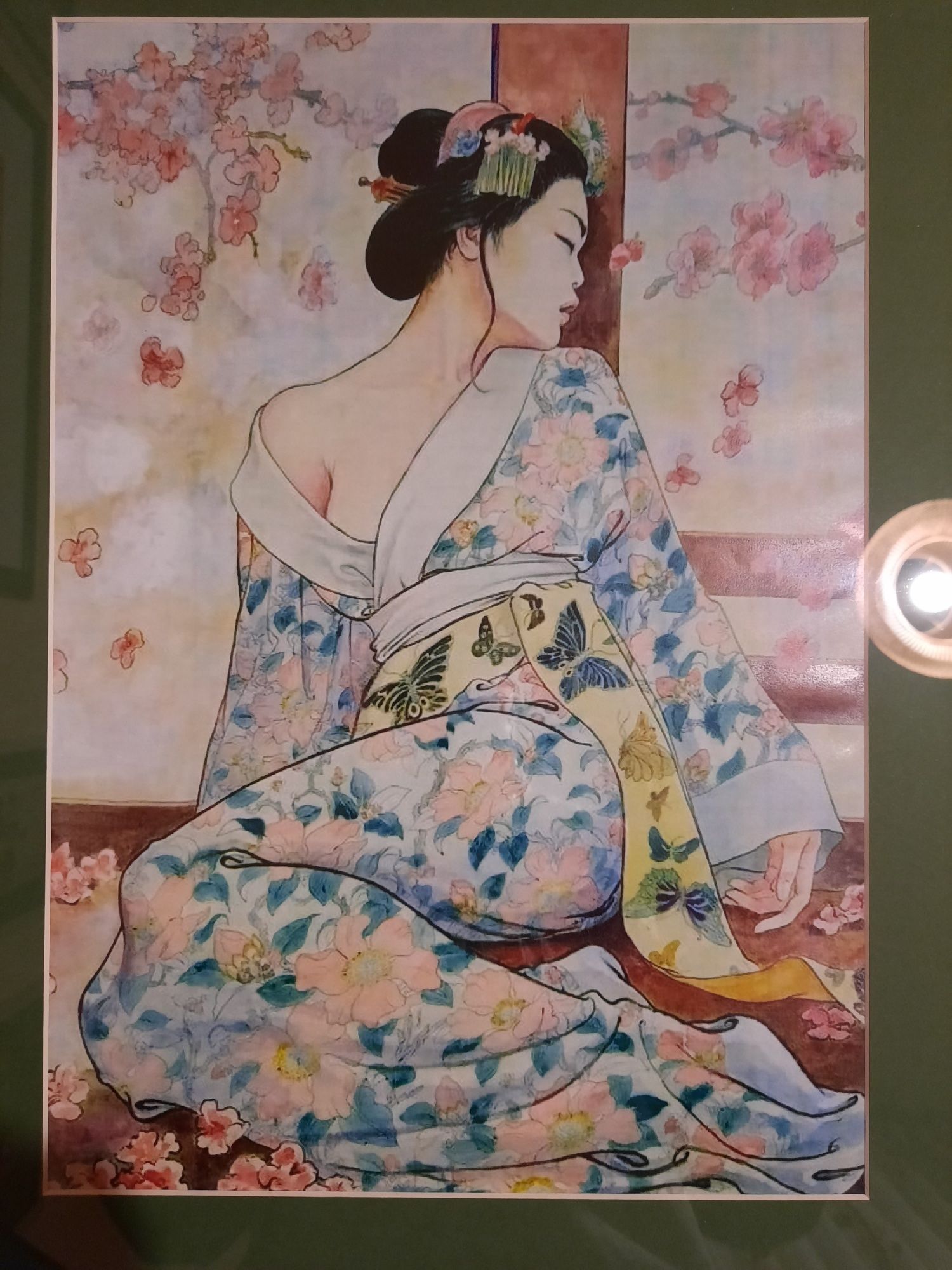 Geisha (arta japoneza,litografie)
