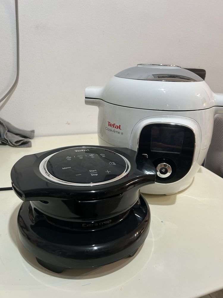 Tefal Cook4Me+ si Extra Crisp Lid pachet