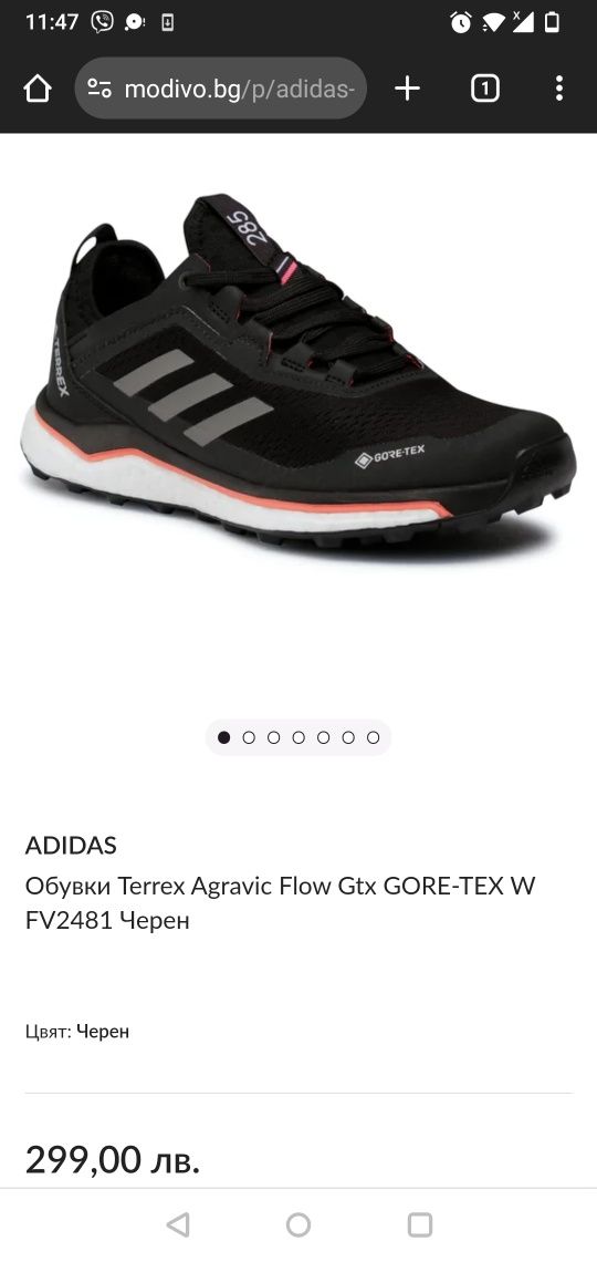 Adidas Terrex Agravic Flow Goretex номер 41 1/3