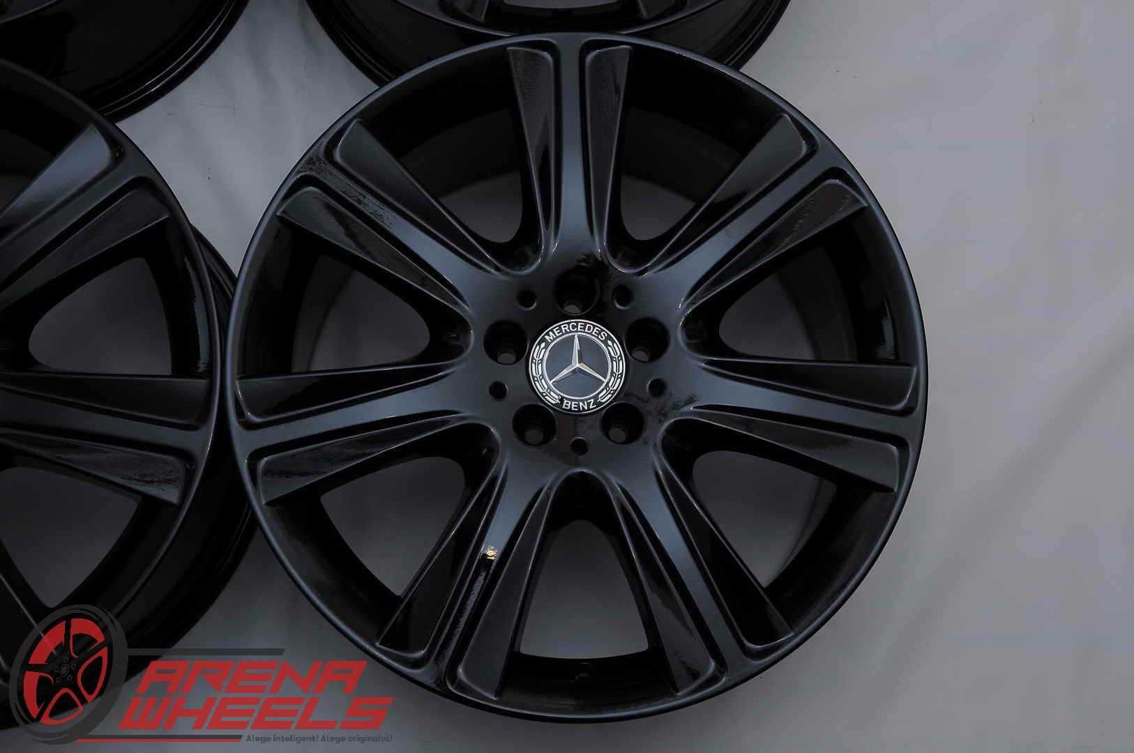 Jante Noi 19 inch Originale Mercedes S-Class W222 R19 Negru