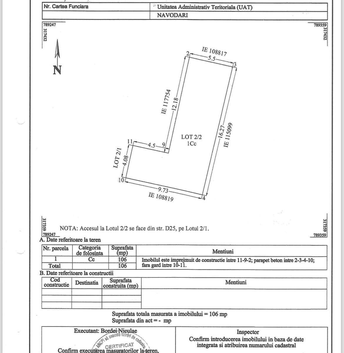 Apartament 2 camere de vanzare in Mamaia Nord + Terasa 100mp