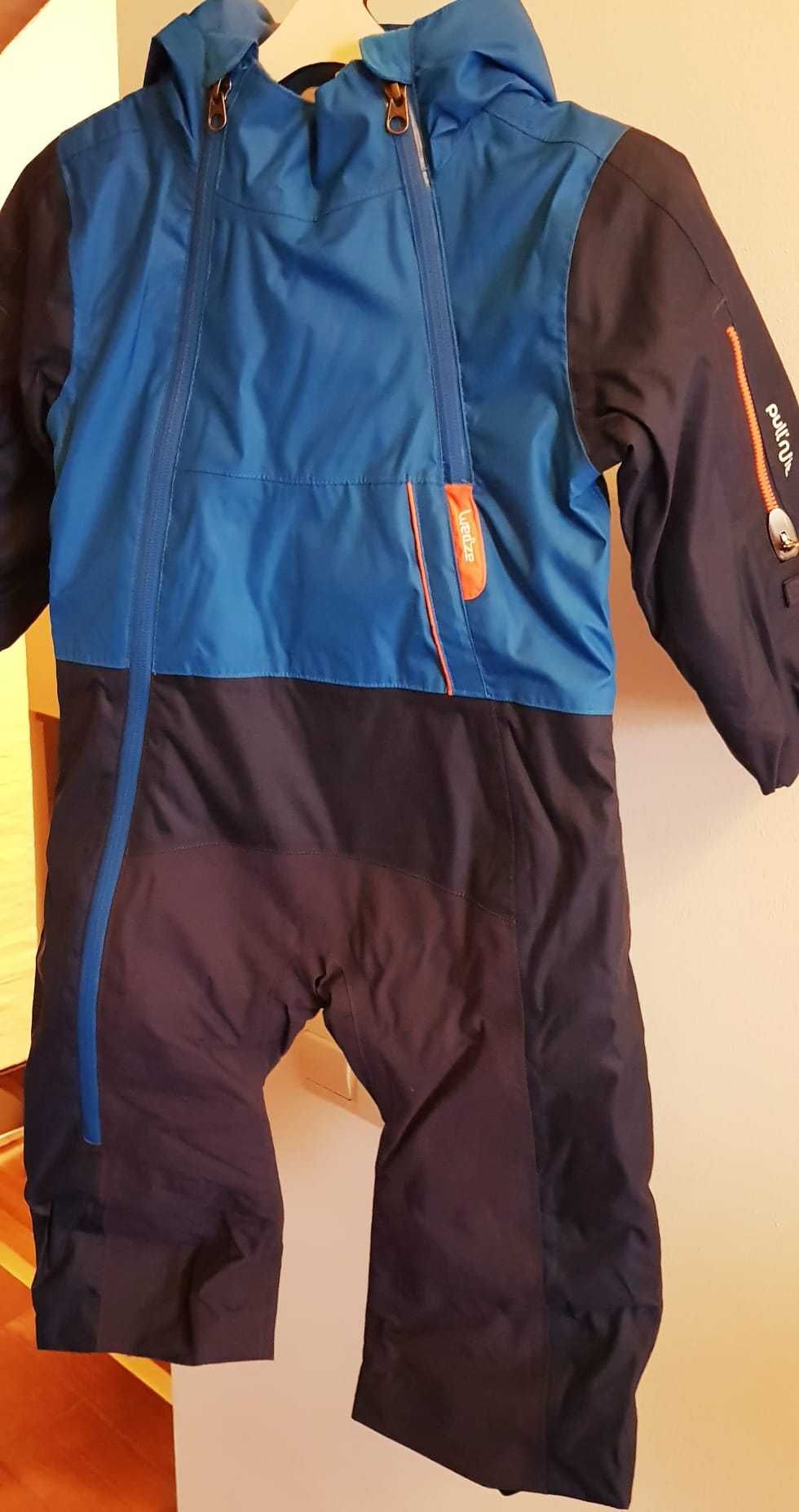 Costum săniuș / schi XWARM PULL'N FITT albastru - Decathlon