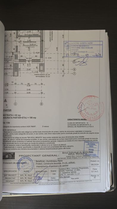 Teren Mogoșoaia 460m2 asfalt, utilități, autorizatie contructie, gard