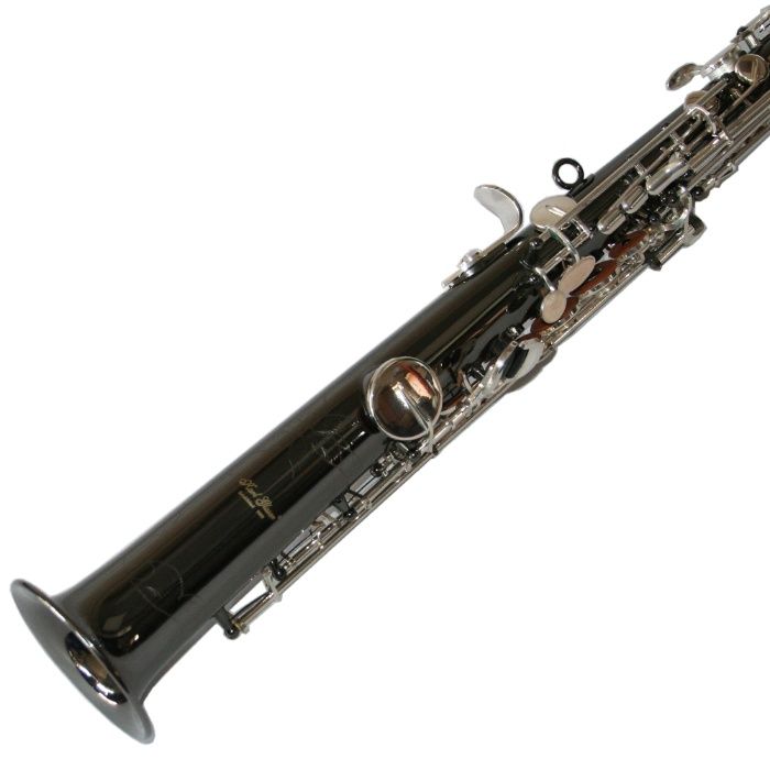 Saxofon Sopran drept Karl Glaser Negru+clape Argintii