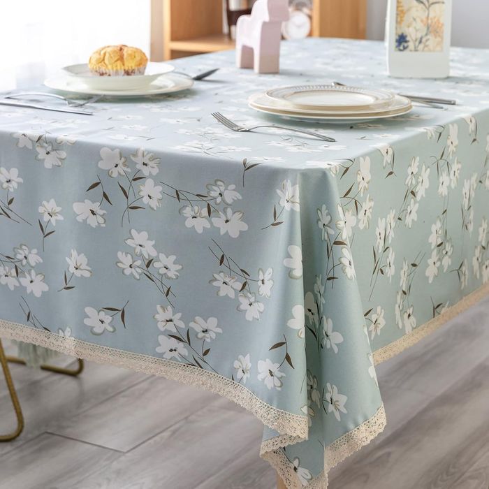 Față de masă din vinil model floral 140x240
