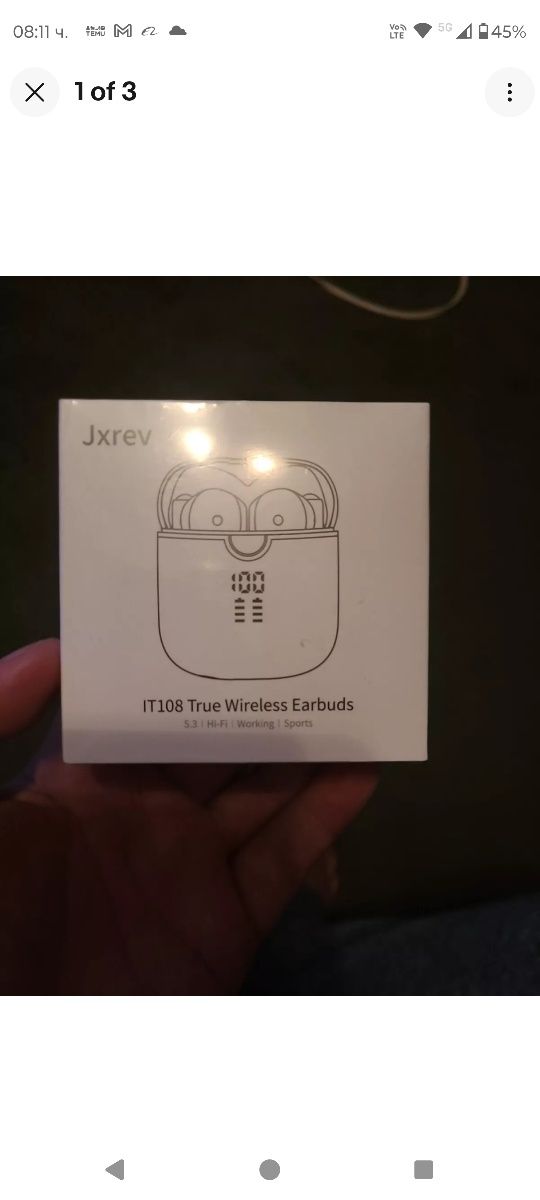 Jxrev IT108 wireless Earbuds-Безжични слушалки с Bluetooth 5.3