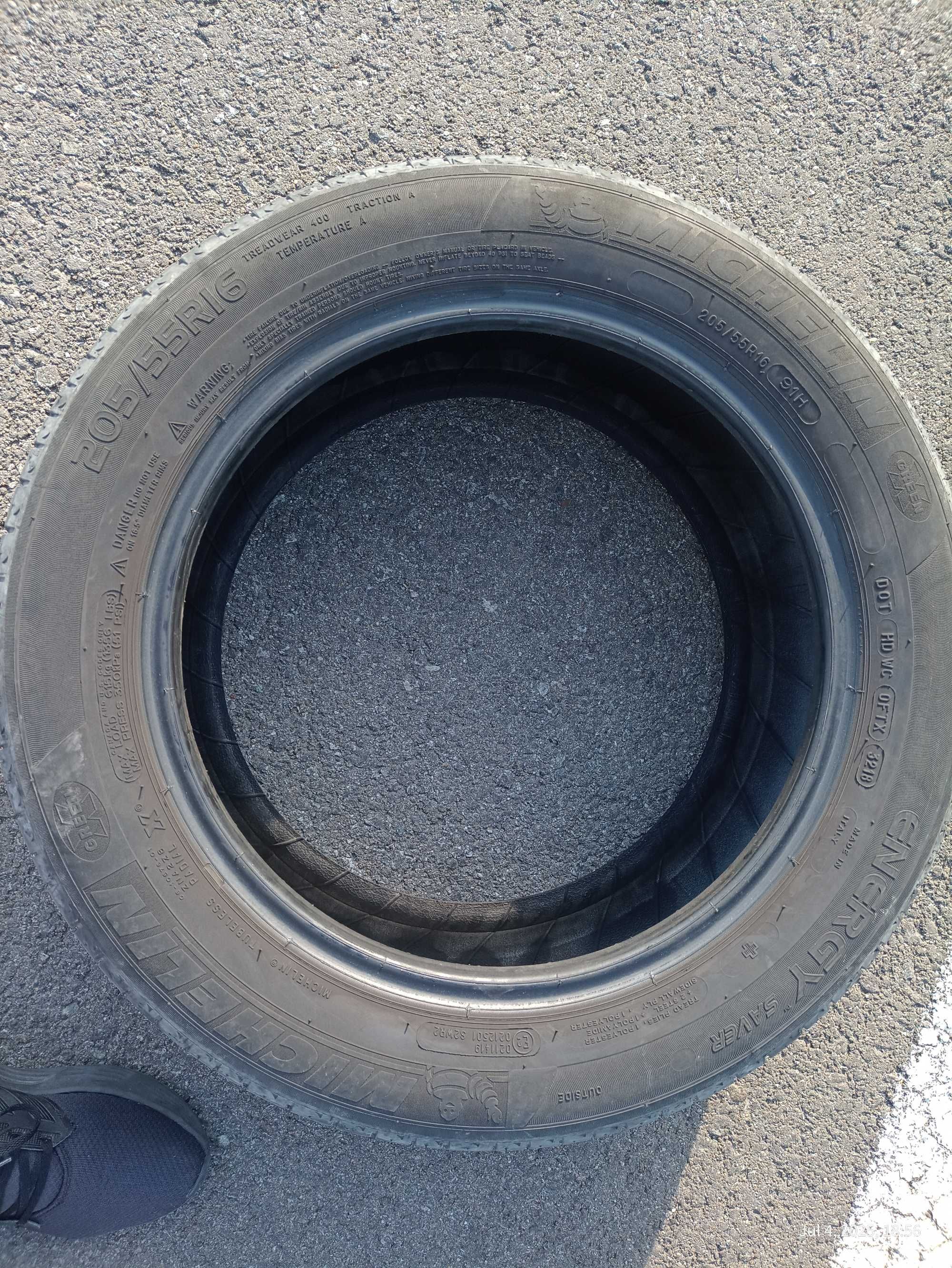 Vand set anvelope/ cauciucuri vara Michelin 205 55 R16 91V