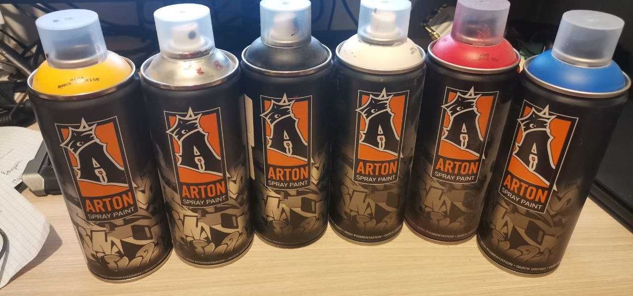 Краска аэрозольная Arton
