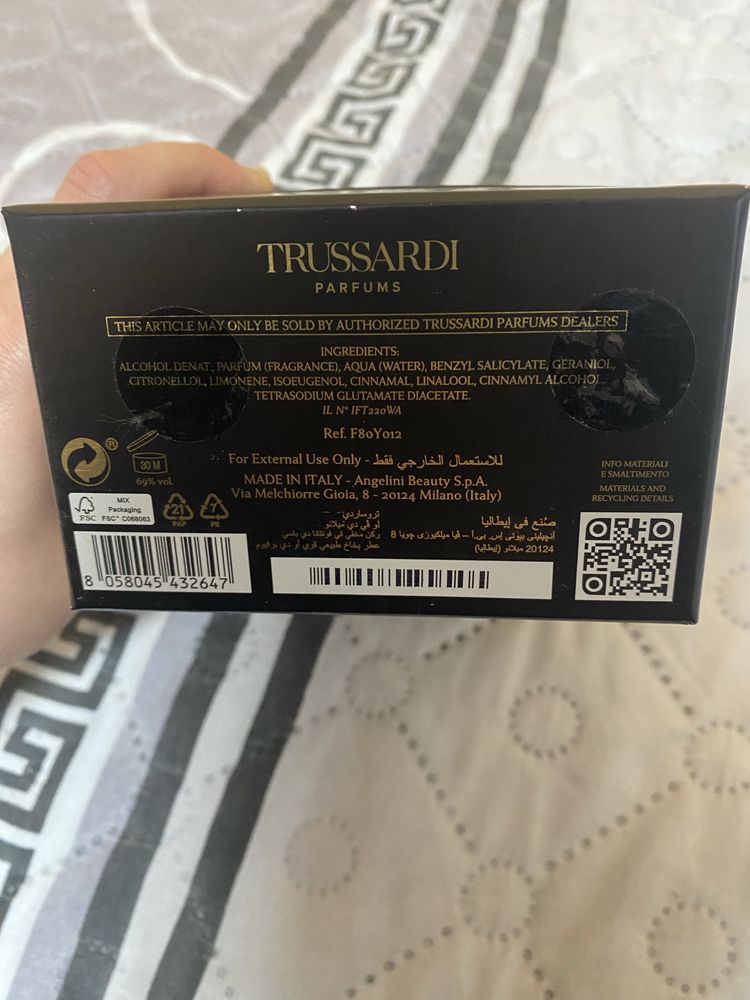 Парфюм Trussardi Le Vie Di Milano Hidden Corner of Fontana dei Baci