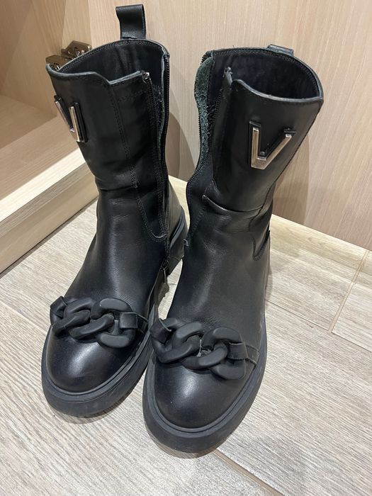 Stillo дамски боти естествена кожа