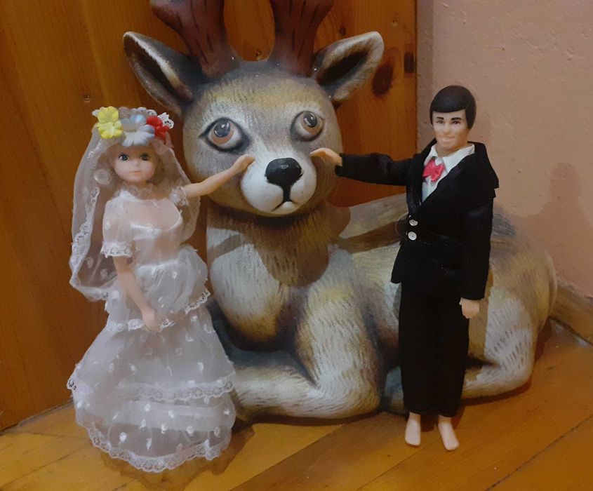 Младоженци кукли