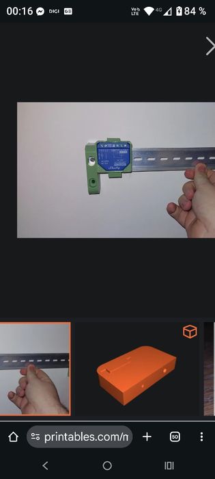 Suporti sina DIN pentru releele Shelly RGBW 2,Plus 1,Plus I4,Dimmer