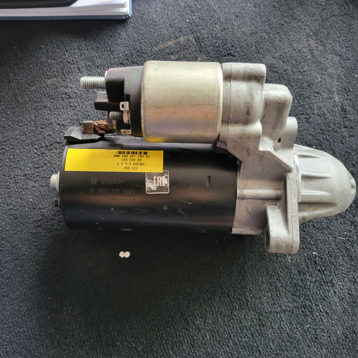 Electromotor BMW E60 E61 E83 X3 525 530 3.0 Diesel