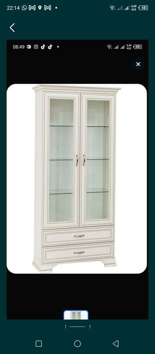 Продам новый шкаф-витрина Тиффани Анрекс.