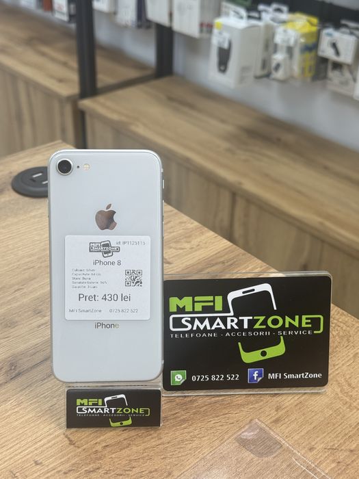 iPhone 8 - Capacitate 64Gb - Sanatate baterie 96% - Garantie
