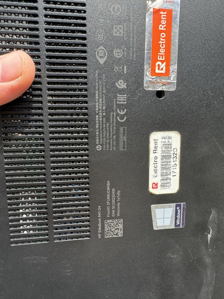 HP Elitebook 840 G4 Core I5