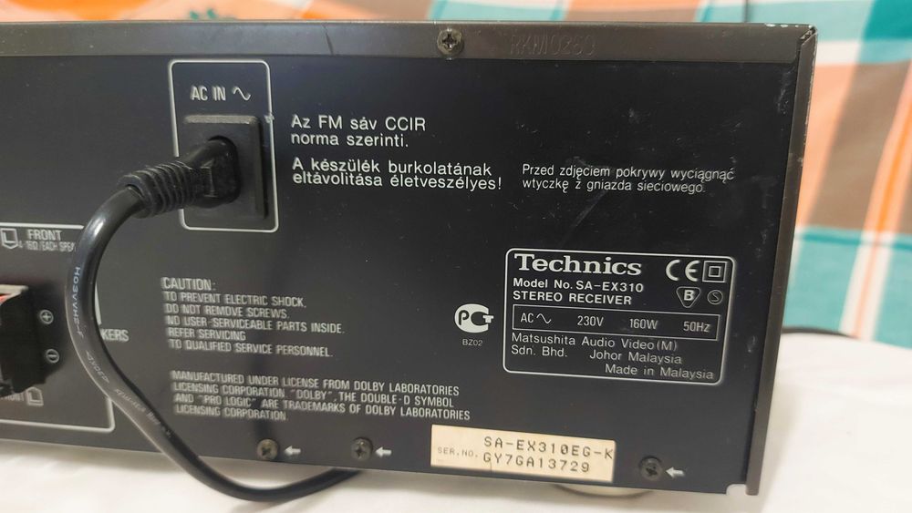 Amplificator cu radio Technics SA EX310