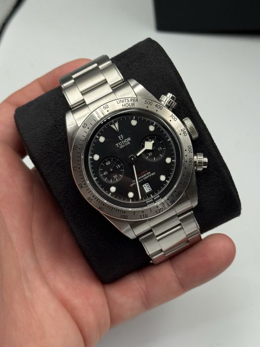 Ceas Automat Chronograph Tudor Black Bay Herritage Full Set